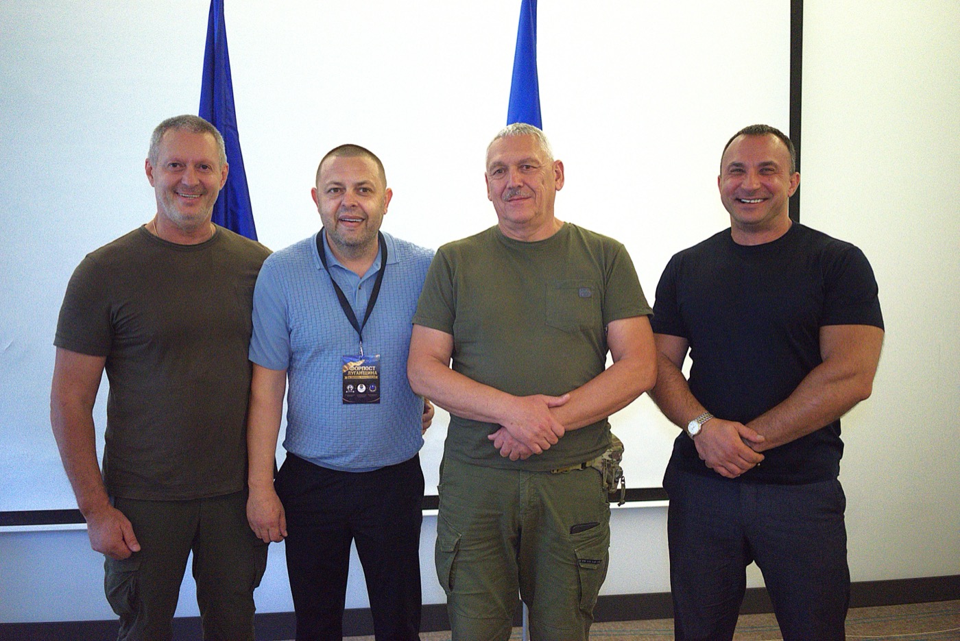 Association team and partners at the presentation event